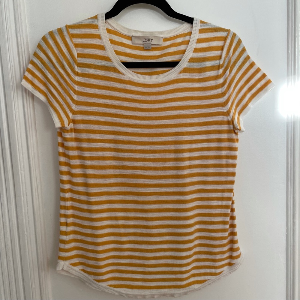Loft Sweater Short Sleeve